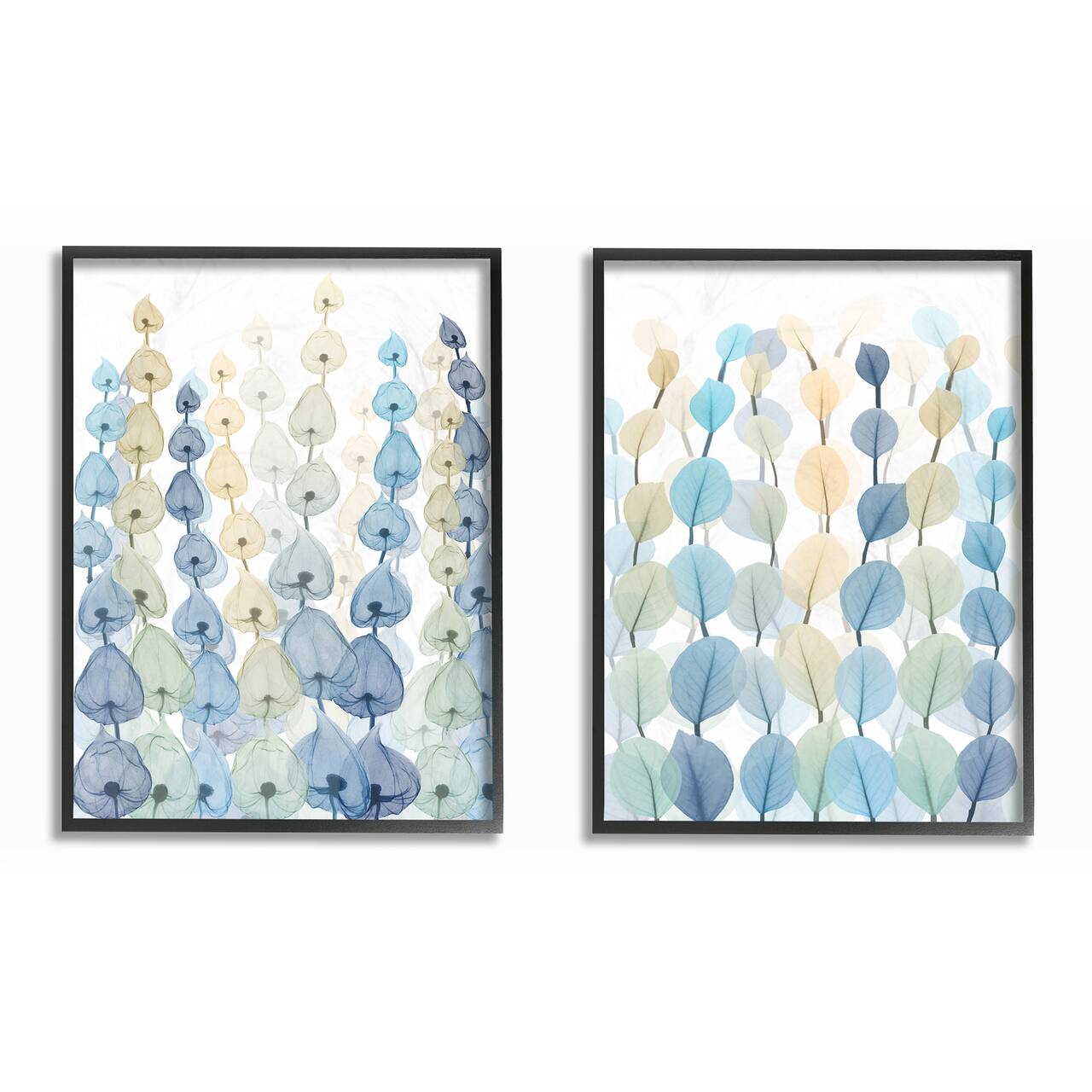 Stupell Industries Blue & Green Seaweed & Ocean Plants Black Framed Wall Art Set